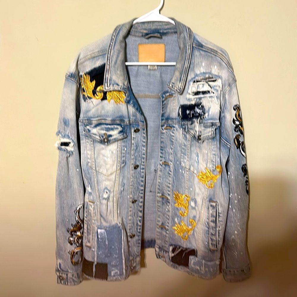 Smoke rise denim suit